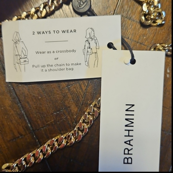 BRAHMIN Akoni Collection Rose Water Rosalie Crossbody Bag - Picture 7 of 7